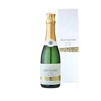 【大切な方へのギフト・お祝いに 本格的なスパークリング日本酒】MIZUBASHO PUREハーフボトル 360ml[AWA SAKE][スパークリング日本酒][瓶内二次発酵][ハーフボトル][ギフトボックス入り]