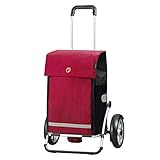 andersen royal shopper plus hydro mit luftrad Hochwertig: Trolley Gestell aus Aluminium bis 50 kg belastbar * leichtgängige große und leise Räder mit 25cm Durchmesser * Shopper Tasche wasserabweisend