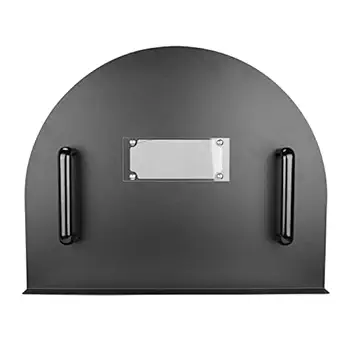 Karpevta Pizza Oven Door Stainless Steel Pizza Oven Door With Handle 25''X20'' Black Fit Most Outdoor Com