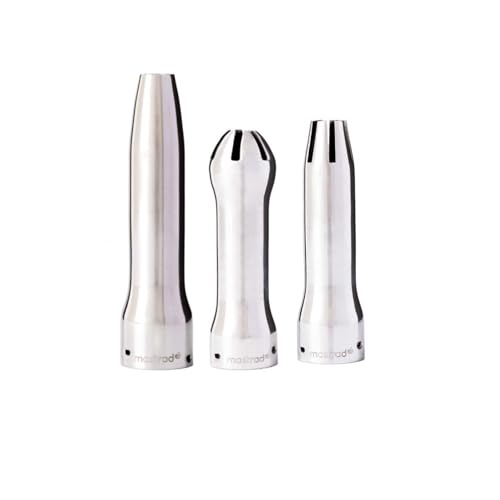 3 casquillos de acero inoxidable