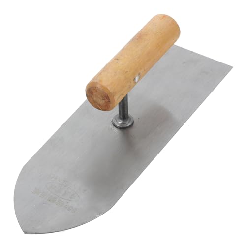 Homoyoyo Paleta Espátula De Cemento Acero Herramienta Más Suave Departamento Yeseros Masón Raspador De Concreto Mezclando Yeso Albañilería Desnatar Cuadro Inoxidable Señalando Estuco Madera