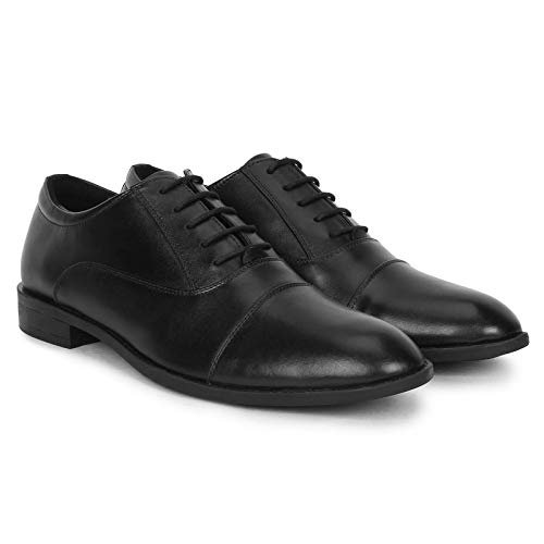 MORALO Formal Derby Shoes for Men Leather Lace-Up Shoes - Black (B081GZBQL4) Amazon Price History, Amazon Price Tracker