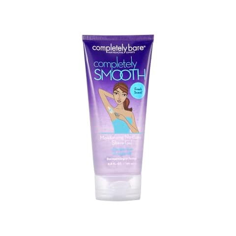 completely bare completely SMOOTH Moisturizing No-Bump Shave Gel - Hydrating Aloe Vera & Jojoba Oil Cover
