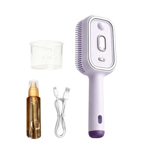 Cepillo de pelo con vapor antiestático que elimina el encrespamiento y suaviza el cabello dañado