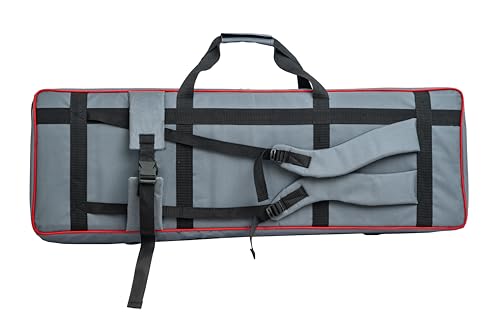 Image of GIG Master Heavy Padded Keyboard Bag /Cover /Case for Korg Pa300, Pa600, Pa700, Pa1000, 61 Keys Professional Arranger Keyboard with Dust Cover & Double Pocket(Grey)