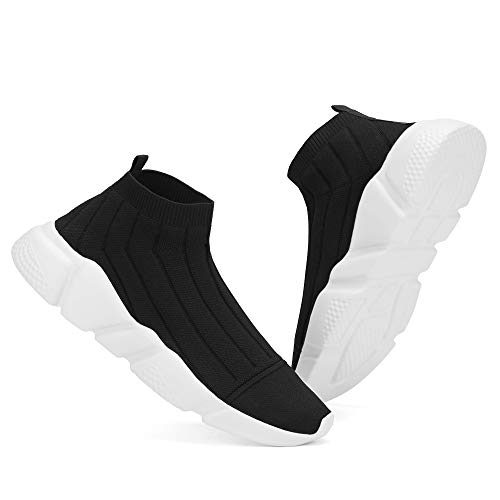Image of Casbeam Men's Running Knit Comfortable Lightweight Breathable Casual Sports Shoes Fashion Sneakers Slip-On Walking Shoes