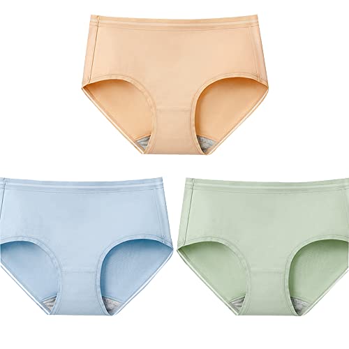 Culotte en coton pour femme WENJUN : slip hipster taille moyenne confortable taille M couleur E
