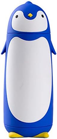 280ml stainless steel cute penguin cup bottle flask vaccum flask (blue)