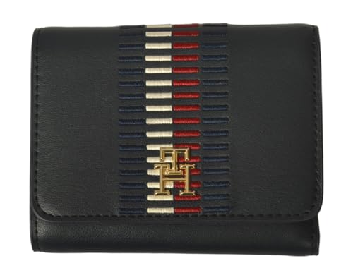 Portefeuille femme Tommy Hilfiger compact bleu space brodé taille unique 12cm