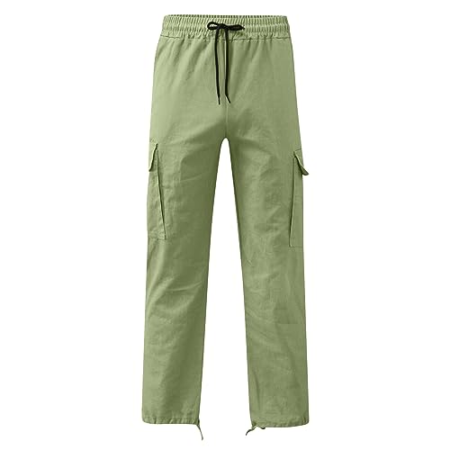 Men's Baggy Cargo Pants Casual Wide Leg Joggers Sweatpants with Pockets Hiking Athletic Workout, M-3XL4