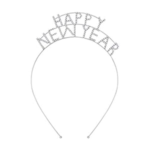 Happy New Year Headband Party Hair Accessory New Year Eve Celebration Headwear Decorations Women