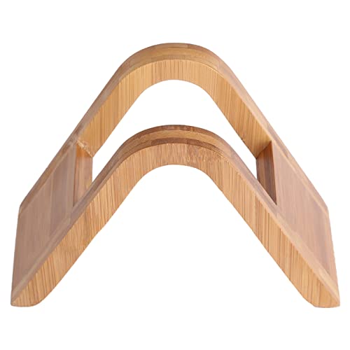 Wakects Reste de Stockage du Support de Filtre à café en Bois en Bois P-Rangement de Stockage pour 100 Filtres avec Conception Debout pour Home Office Cafe Hotel