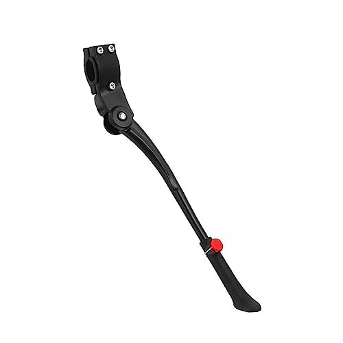 ibasenice Aluminum Bike Leg Support Kickstand Durable Single Leg Stand for Mountain and Road Bikes Non Slip Design with Wide Reinforced Foot Easy Installation for Stable Parking