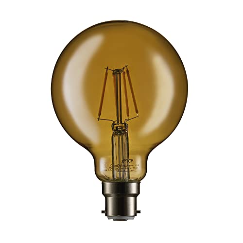 TCP, lampadina a filamento LED vintage, 6 W, B22