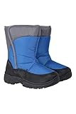 Tejido duradero Mountain Warehouse Botas de Nieve a Rayas Caribou para niños - Aislantes, cálidas y con Forro de Borreguito, Suela de Alta tracción - Ideales para el Invierno Azul 37