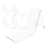 Garneck Transparenter Acryl Schuhständer 5 Stück Freistehendes Schuh Display für Einzelhändler Erhöhte Vitrine Weiß Splitterfest und Langlebig