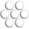 UMECORE Tap Light Push Lights, 7 Pack Small Under Cabinet Lights Touch Lights Tap Push Button Light Battery Operated Puck Lights Stick On Light for Closet Counter Kitchen Cabinet RV Indoor Outdoor
