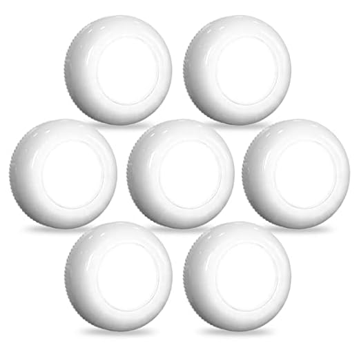 UMECORE Tap Light Push Lights, 7 Pack Battery Powered Wireless LED Night Lights, Bright Stick On Lights Cordless Puck Lights for Closet, Under Cabinet, Kitchen, Bedroom, RV, Outdoor - Cool White