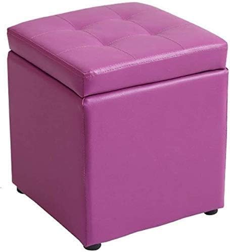 Tabouret de canapé en bois massif avec assise en polyuréthane