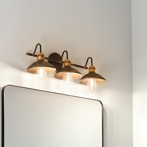 Image of Kichler Lighting Clyde 26.25 inch 3 Light Vanity Light in Olde Bronze
