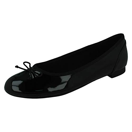 Clarks Couture Bloom, Ballerines Femme , Noir , 40 EUR