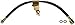 Dorman H620802 Front Passenger Side Brake Hydraulic Hose Compatible with Select Cadillac Models