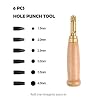 Pingle Leather Carft Punch Tools Kit 18pcs Stitching Carving Working Sewing Saddle Groover Leather Craft DIY Tool