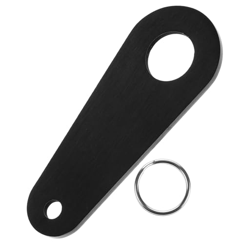 LIFKOME Soporte Para Timbre De Motocicleta Colgante Negro b Llavero Sencillo Cascabel Compatible Todos Los Modelos Para Uso Conducción y Decoración