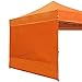 ABCCANOPY Seitenwand/Seitenteile für 3x3m pavillon,3x6m pavillon,partyzelt,festzelt|Wasserabweisend|ohne Fenster,Orange