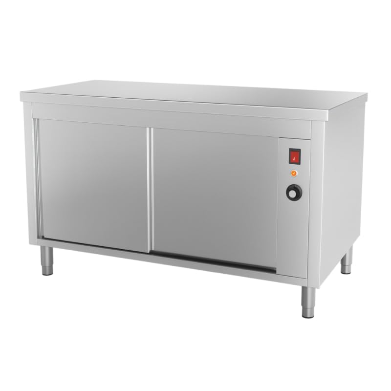 Meuble Chauffant Central 1200 x 600 mm – 1200W – Inox – Armoire Chauffante Professionnelle