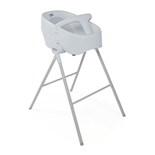 Chicco Bubble Nest, Bañera Bebé Recién Nacido Evolutiva hasta 12 Meses, con Patas para Ducha y Asiento Independiente, 2 Configuraciones, Cierre Compacto, Máximo 11 Kg - Gris (Cool Grey)