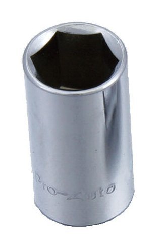 Pro-Auto 1/4"(6.35)DR. �X�^���_�[�h�\�P�b�g(�C���`)6PT 1/2mm 0125016