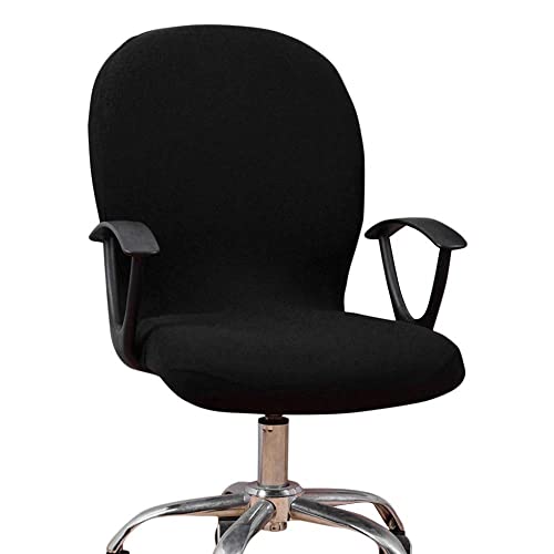 Funda para Silla de Oficina Elástica Universal, Cubierta de Silla de Escritorio de Ordenador Extraíble Lavable