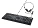 Produktbild FUJITSU Keyboard KB950 Phone DE inkl. Headset USB Keyboard Skype inkl. Headset , Schwarz