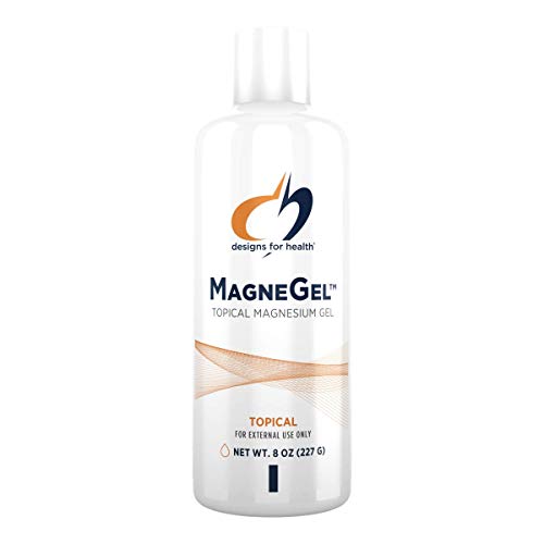 Designs for Health MagneGel Topical Magnesium Gel - Transdermal Magnesium Chloride Gel May Support Skin + Muscles - Apply to Arms or Legs (8oz)