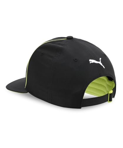 Image of PUMA | Aston Martin F1 Flat Brim Logo Print Cap Black