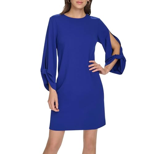 Robe décontractée femme Calvin Klein coupe droite fluide au-dessus du genou