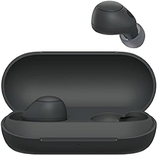 Sony Bezprzewodowe słuchawki douszne WF-C700N z funkcją Bluetooth i redukcją hałasu (z wielopunktowym łączeniem, stopień ochrony IPX4, bateria do 20 HR, szybkie ładowanie, iOS i Android) Czarne