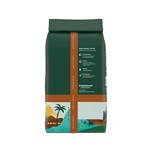 Starbucks Ground Coffeeâ€”Medium Roast Coffeeâ€”Colombiaâ€”100% Arabicaâ€”6 Bags (12 Oz Each) #TOP6