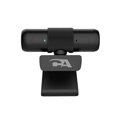 Image of Cyber Acoustics CA Essential Webcam 1080HD-AF - USB Webcam with Microphone for Desktop or Notebooks, 1080p Webcam, HD Auto-Focus and Light Correction, Omni-Directional Microphone (WC-2000)