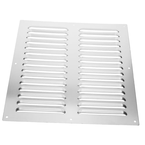 FUTUREORYY Ventilation Aluminium pour Ventilateur Extraction Cache Radiateur Métallique Durable Louvered pour Salle de Bain et Plafond Facile à Installer Résistante Aux Intempéries