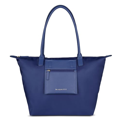 bugatti Mare 2.0 – Bolso de mano para mujer elegante y práctico, bolso grande y ligero, azul