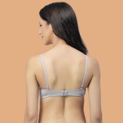 Image of Floret Women's Convertible-Straps T-Shirt Bra Lightly Padded & Non-Wired Medium Coverage Bra