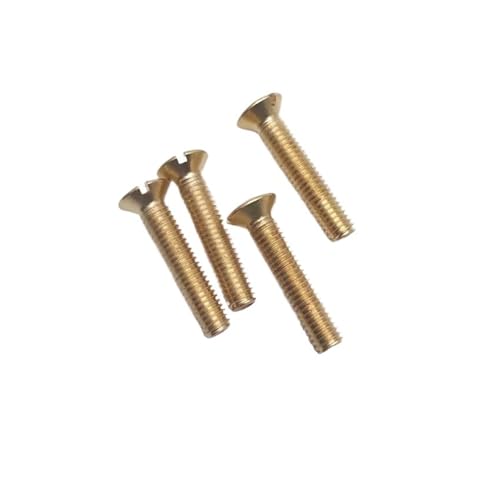 15pcs M3 brass slotted oval screws raised head screw semi countersunk bolt cross slot socket bolts 6/8/10/12/16/20mm(M3x10mm)
