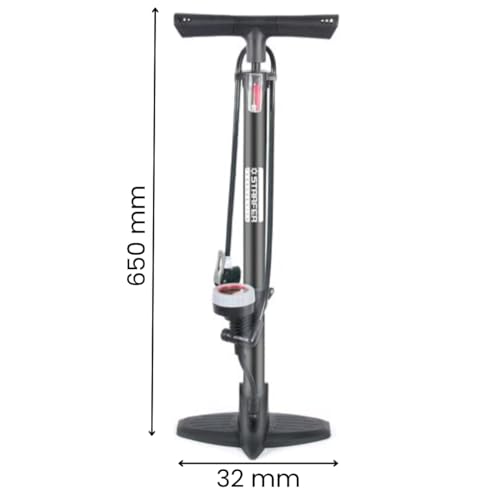 Bomba De Encher Pneu Ar Bicicleta Bike Ar Manômetro Starfer