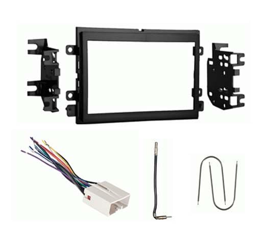 Double DIN Car Stereo Install Kit for Ford F250/350/450/550 XL/XLT 2013, 2014, 2015, & 2016 - No Factory Amplifer System or CD Player