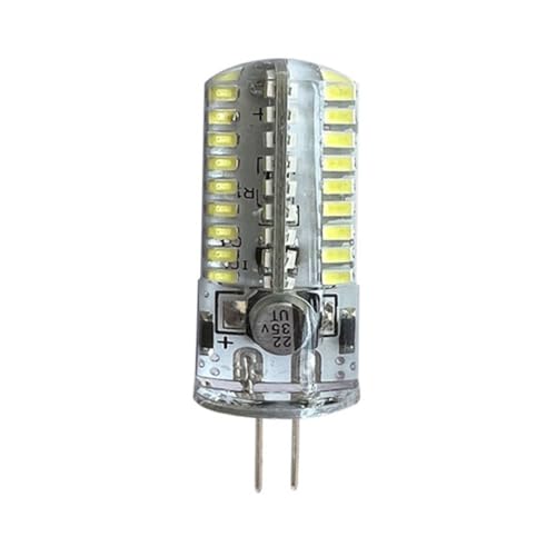 JZLBBC Bombillas LED G4 5W AC/DC12V-24V equivalentes a Bombilla halógena 50W G4 Lámpara base bi-pin blanco cálido 1PC 5W-blanco cálido