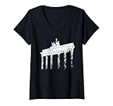 Photo Gallery donna berlino porta di brandeburgo skyline vintage amo berlin maglietta con collo a v Photo Gallery donna berlino porta di brandeburgo skyline vintage amo berlin maglietta con collo a v