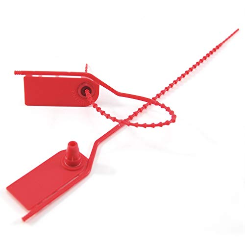 Zhengcheng (R) Sécurité Joints Plastique Joints Sl-18 F (Lot de 100 pcs), Rouge Cover