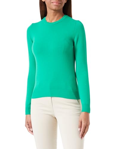 United Colors of Benetton Camiseta G/C M/L 1002d1k01 Suéter, Verde (Verde Intenso 0M3), XS para Mujer